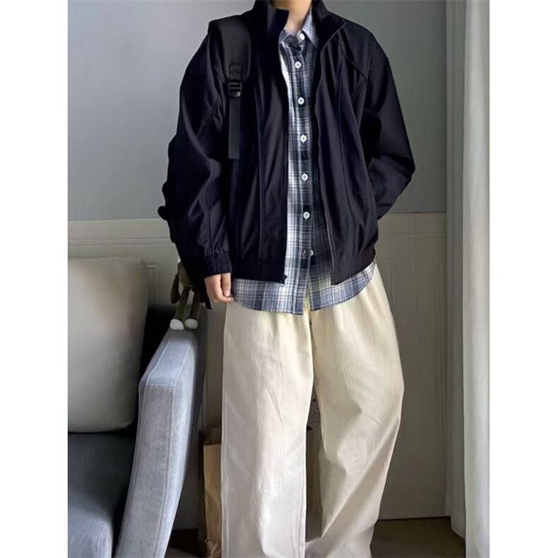 户外夹克男立领纯色上衣冲锋衣外套DSA157B-JK7866-P55，男装夹克，电商A157B
