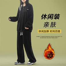 重磅运动时尚潮流美式加绒加厚两件套TZ815常规特批98加绒特批118，男装休闲套装，星座718
