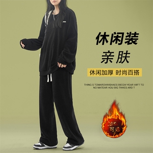 重磅运动时尚潮流美式加绒加厚两件套TZ815常规特批98加绒特批118图片