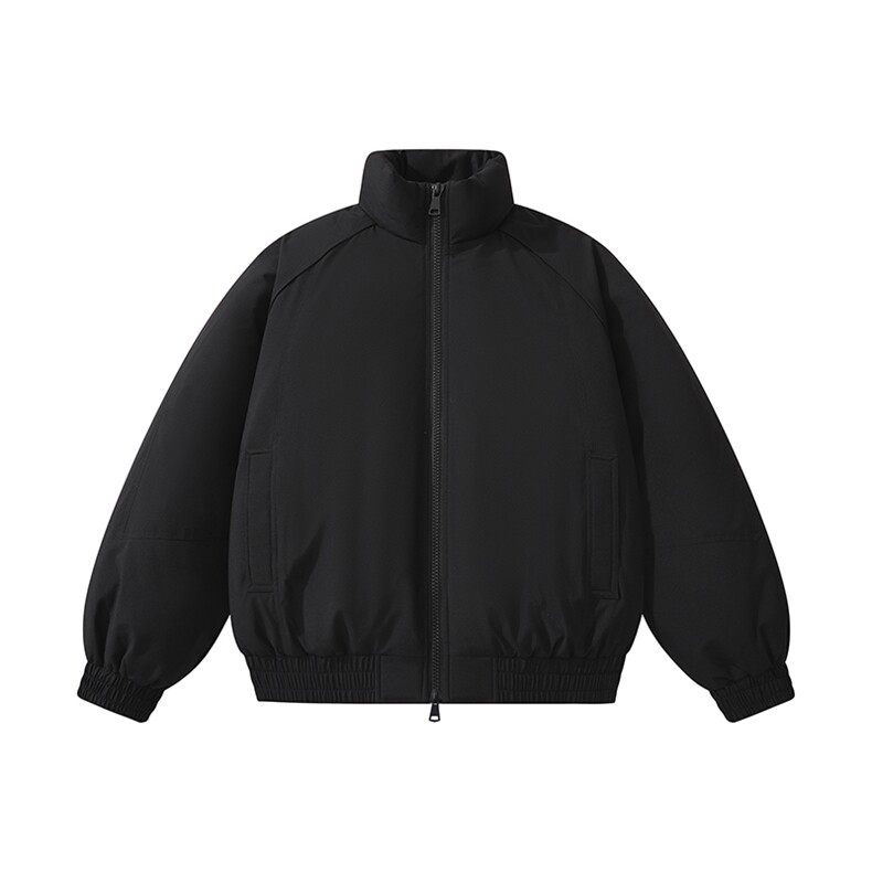 现货美式高街休闲棉衣夹克三防立领纯色户外工装加厚棉服外套,男装夹克,电商A486