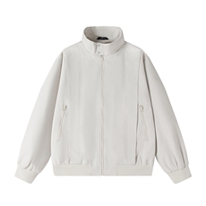 新款硬汉风户外夹克男立领纯色上衣冲锋衣外套DSA157B-JK7868-P70，男装夹克，电商A157B