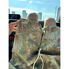 民族风花卉满印短裤男夏季潮牌潮流五分裤子美式沙滩裤LJ544-P35，男装牛仔裤，星座1008