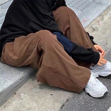 休闲裤男大码灯芯绒束脚运动哈伦裤宽松长裤513ACK2681P33，男装休闲裤，星座513A
