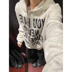 秋冬开衫连帽卫衣字母印花男女同款独特设计高街外套WC79，男装卫衣，星座1116A（原606A-3）