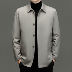 BN23789钱塘2020-2商务简约冬季厚款中年男士90鹅绒羽绒服P220，男装羽绒服，钱塘207-2