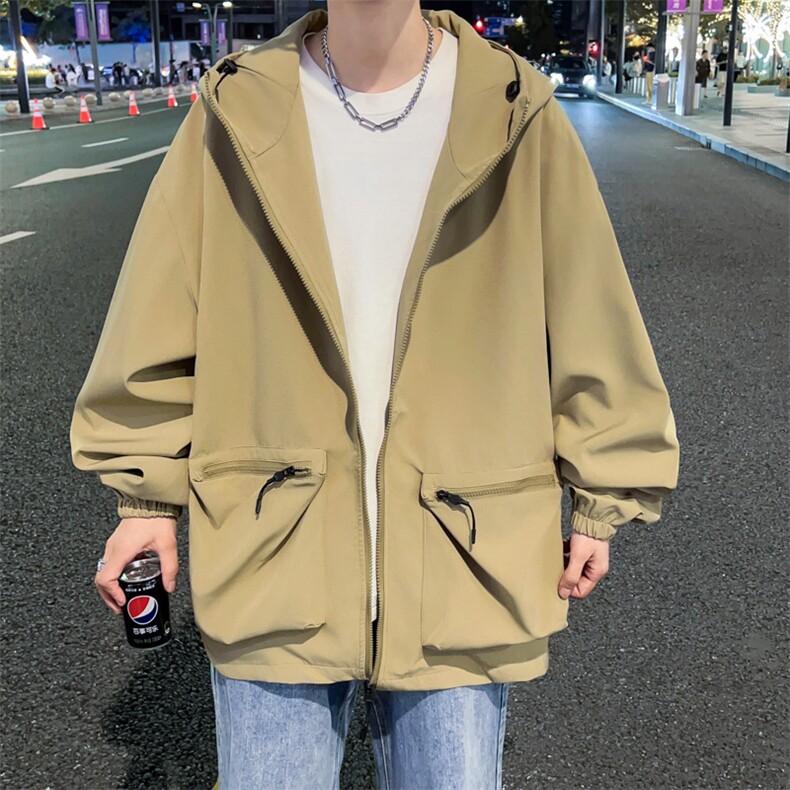 2025秋装户外防风防水冲锋外套男工装休闲夹克JK90P70,男装夹克,电商C323