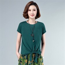 2021年夏季新款潮韩版休闲百搭T恤女宽松显瘦上衣服女士打底衫棉，女装T恤，简韵佳