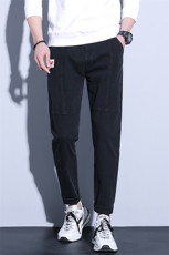 YDL6852男士2023年春季新款弹力休闲裤宽松潮流裤子牛仔裤P70，男装休闲裤，电商B360