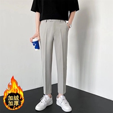 浅灰色长裤（加绒款）