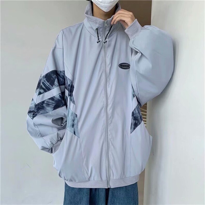 腰果花外套男春秋季韩版潮流百搭夹克ins大码宽松衣服W1630-P52,男装夹克,星座512-4