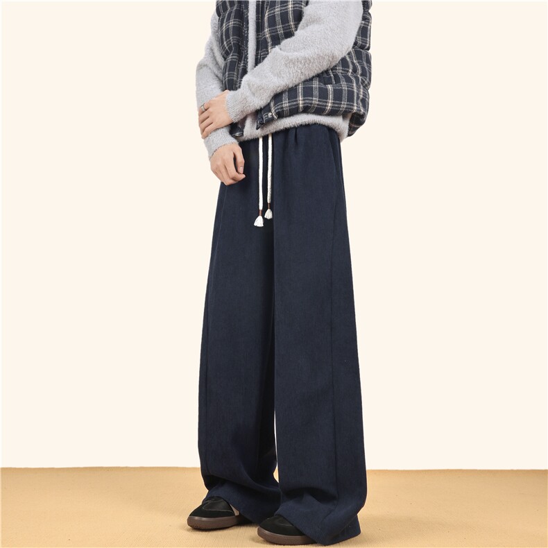 抖音品质美式拼接设计加绒灯芯绒休闲裤B315-K25927JR-特p40控78,男装卫衣,电商B315
