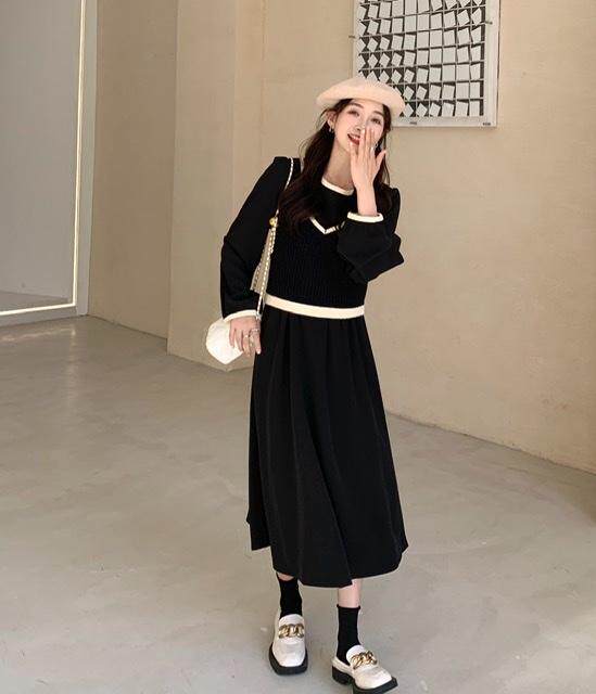 韩系连衣裙，女装连衣裙，E莎