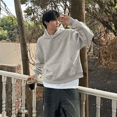 抖音得物二开26春装美式高街短款廓形连帽卫衣男女外套LM01，女装短外套，电商A486