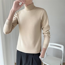 高领毛衣男加绒秋冬季新款男士内搭半针织打底衫毛线衣服MY03，男装针织衫/毛衣，星座1116A-2（原606A-1）
