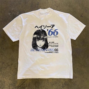 网图有货 涩谷女孩260g数码直喷纯棉短袖T恤男女情侣上衣A513-P35图片