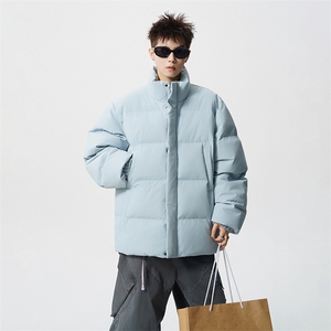 现货高品质美式冬季重磅三防加绒加厚羽绒棉衣立领厚外套棉服图片