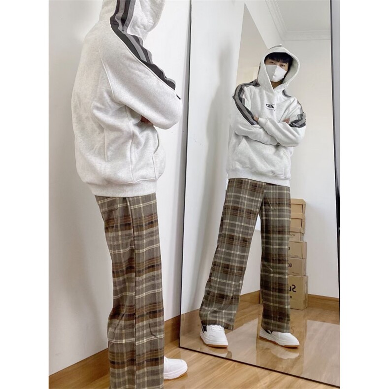 【有货】美式潮牌拼接卫衣男春秋插肩袖情侣连帽外套W164HH-特55,男装卫衣,星座1007（原301D）