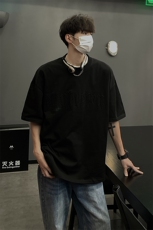 港风钢印字母潮短袖T恤男DT77775P25块特价控48：供抖音视频，男装T恤，星座227-7