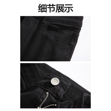 牛仔裤男Cleanfit阔腿裤子美式高街痞帅直筒长裤25XK67105特批28，男装牛仔裤，电商A042