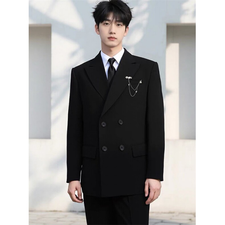 男士新款休闲双排扣西服夜店发型师潮男小西装单西外套XEL361，男装西服套装，星座1116A（原606A-3）