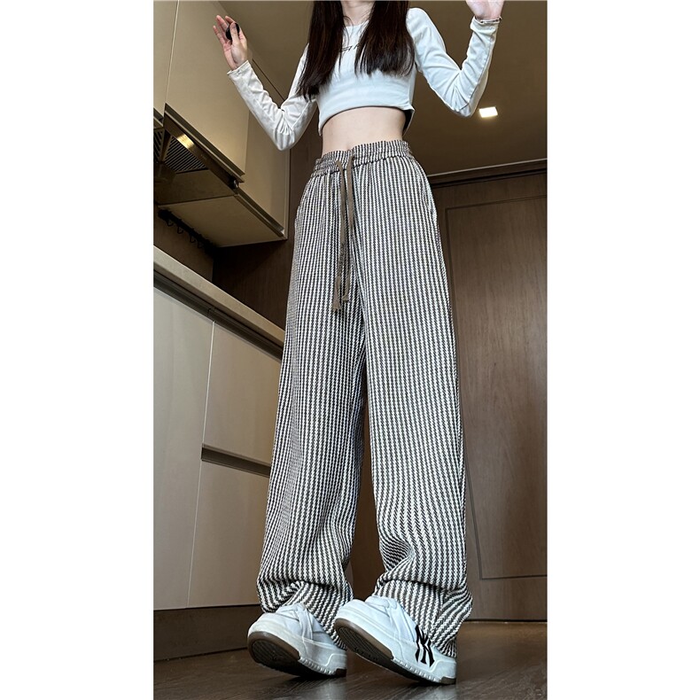 秋季新款潮流条纹设计百搭宽松休闲裤卫裤B315-K835-特p35控68,男装休闲裤,电商B315