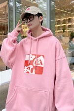 港风秋季卫衣连帽印花学生宽松外套潮A071-W551-P45，男装卫衣，电商A071