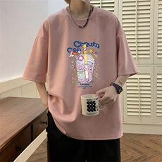 麂皮绒短袖t恤男大码半袖男酒店风JD82332-P25，男装T恤，电商A040