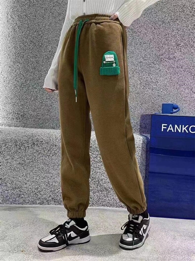 帽子卫裤，女装休闲裤，華锦壹