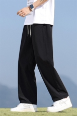 冰丝休闲裤男款夏薄款2025宽松直筒垂感阔腿运动长裤Q29106-特P28，女装休闲裤，星座610（原A335）