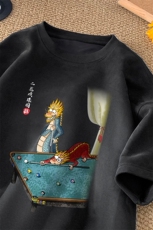 量大优供视频重磅麂皮绒短袖t恤男JT522-特p19，男装T恤，电商B371