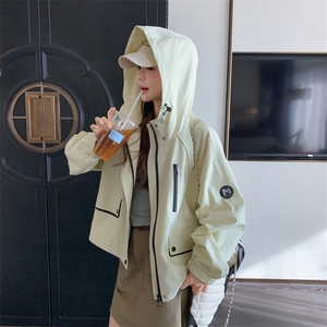 档口现货2026春秋新款女装学生休闲风衣短外套387-p135-k198图片