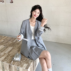 【2025春款现货】小香风西装裙套装法式气质088-7718p165k228，女装套装/套裙，2C088
