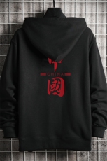 KS21198-P38加绒款-P43连帽开衫卫衣男运动外套大码班服网格，男装卫衣，电商A040A