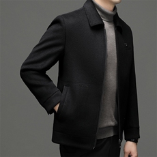 CLW2307钱塘2020-2中年男士商务休闲简约百搭冬季厚款夹克P230，男装夹克，钱塘207-2