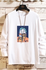 TX3042-P28纯棉长袖t恤男大码圆领打底衫体恤上衣服，男装T恤，电商A040A