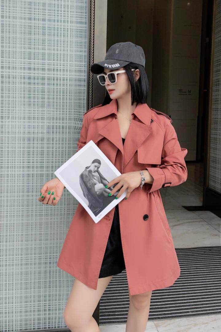 2021风衣，女装风衣，罗漫迪飛