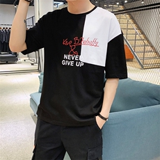 家乐6979短袖男T恤英文字母宽松圆领欧美嘻哈街头原创潮牌，男装T恤，电商D310（原电商305）