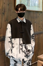 新中式长袖套装TZ88797P90衬衫CS88799P45控78裤子88798P45控68，男装衬衫，星座226-1
