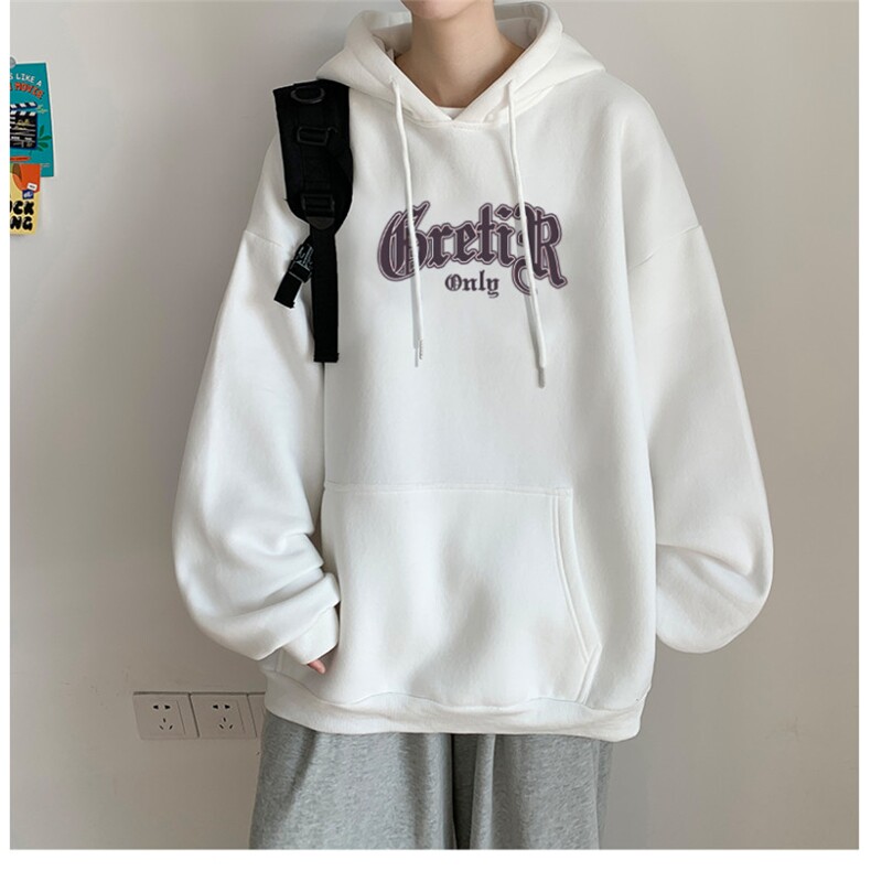 抖音供货、重磅360克现货加绒印花连帽卫衣HD019-1-LMWY44108-P40,男装卫衣,电商019-1