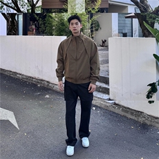 网图秋装硬汉风夹克教练三防立领冲锋衣工装飞行外套男S509特58，男装夹克，电商A233-1