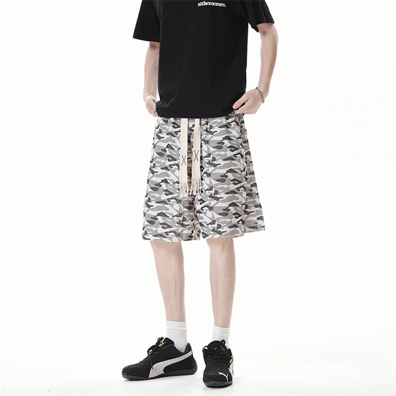 DK50001-P20短裤男女夏季新款休闲冰丝沙滩中裤宽松百搭五分裤,男装牛仔裤,电商A178
