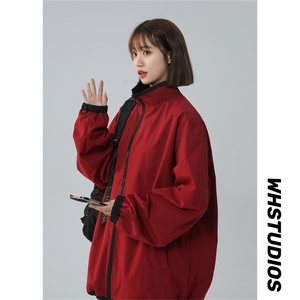 JK9026/P70两面穿休闲男外套春季宽松情侣运动ins百搭夹克两面服图片