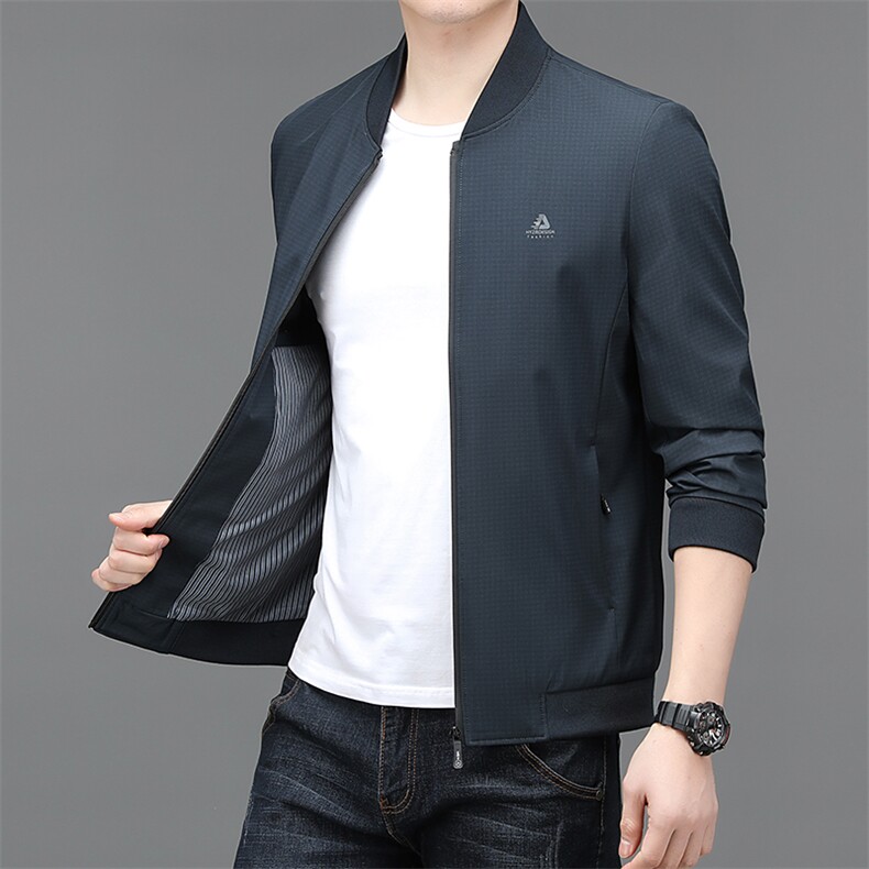 BSTN9826春季新款2023年男士休闲长袖青年夹克商务外套P65,男装夹克,电商B360