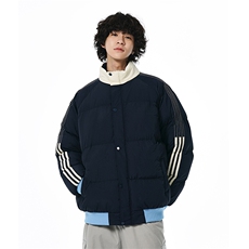 现货二开抖音得物供视频三防织带加厚拼接立领棉衣棉服LL8006，男装棉衣，电商A486