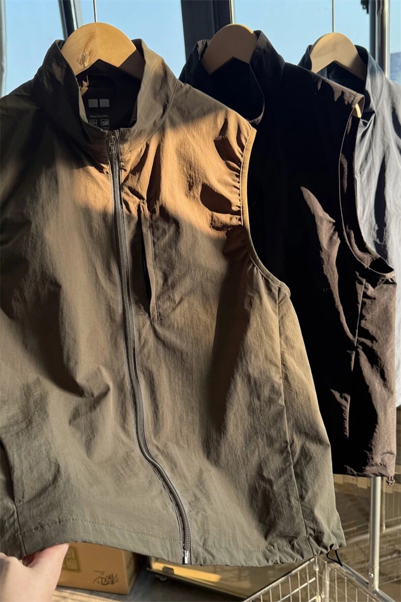 (网图慎用)户外登山防水防风拉链背心男宽松马甲MJ5273-特P45控88,男装背心/马甲,电商A001-1