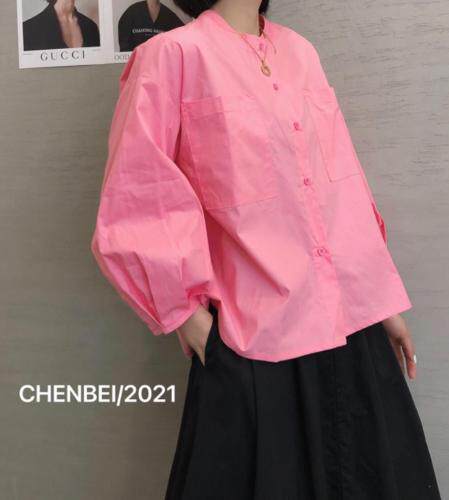 晨贝立领衬衫，女装衬衫，晨贝