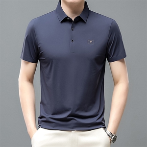 时尚休闲短袖T恤男棉质POLO衫夏季男潮流绣标半袖T恤ZL66368-P62图片