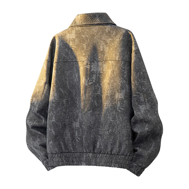 美式重磅高品质夹克假两件开衫外套SY8821特P78控158大码4-8XL+5,男装夹克,星座610B-1