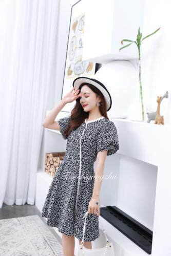 碎花改良版旗袍连衣裙，女装婚纱/旗袍/礼服，天使公主