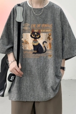 风复古亚麻短袖男棉麻t恤男半袖ZT71429-P35，男装T恤，电商A040